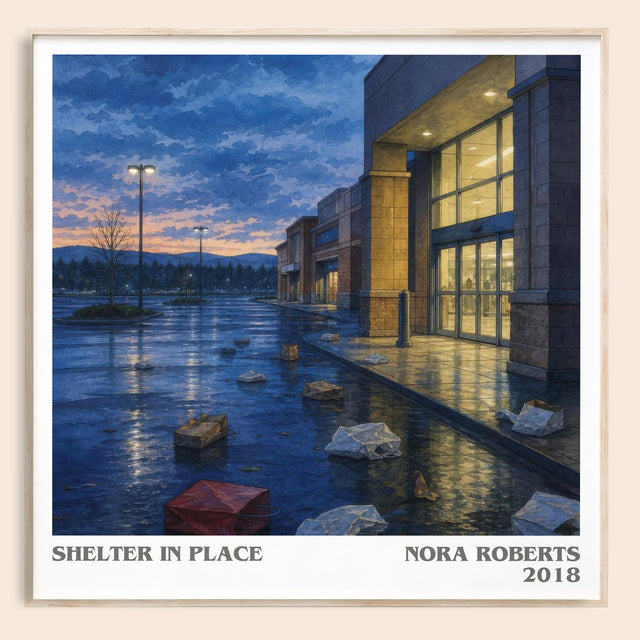 Shelter In Place Literary Art Print by Nora Roberts