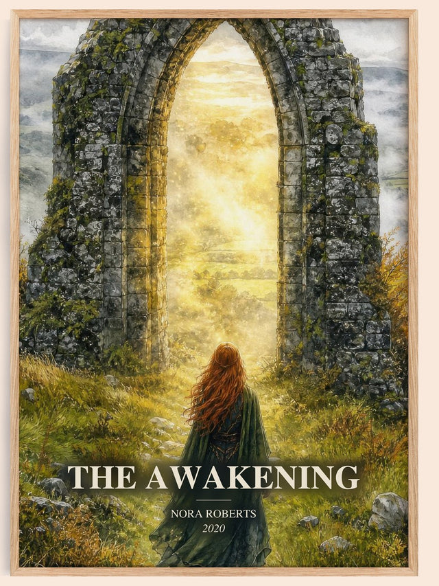 The Awakening Book Watercolour Illustration by Nora Roberts