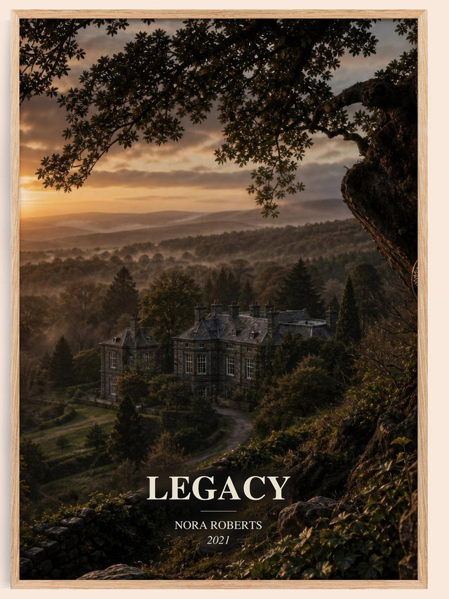 Legacy Book Watercolour Illustration by Nora Roberts