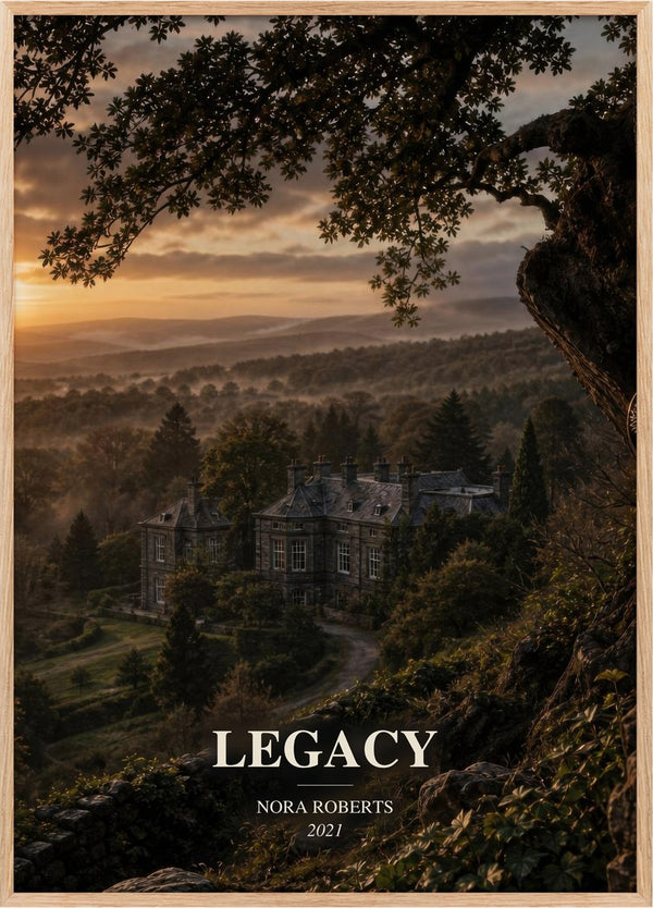 Legacy Book Watercolour Illustration by Nora Roberts