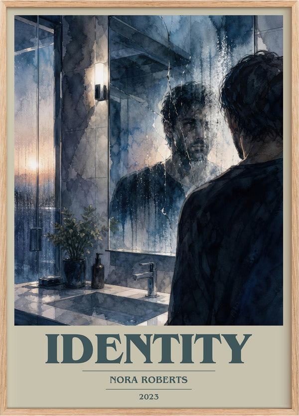 Identity Book Cover Poster by Nora Roberts