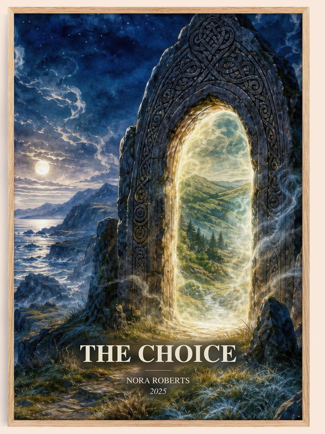 The Choice Book Watercolour Illustration by Nora Roberts