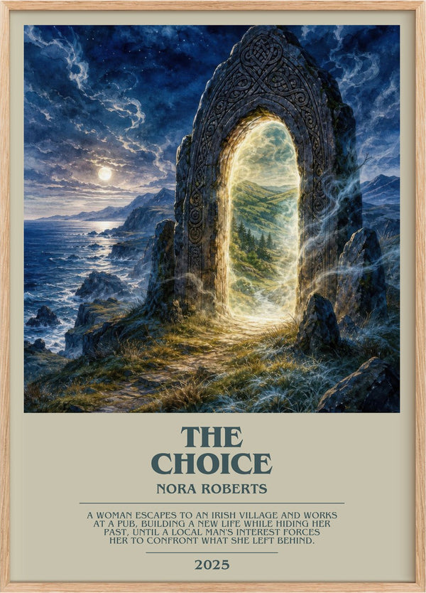 The Choice Bookish Wall Art by Nora Roberts