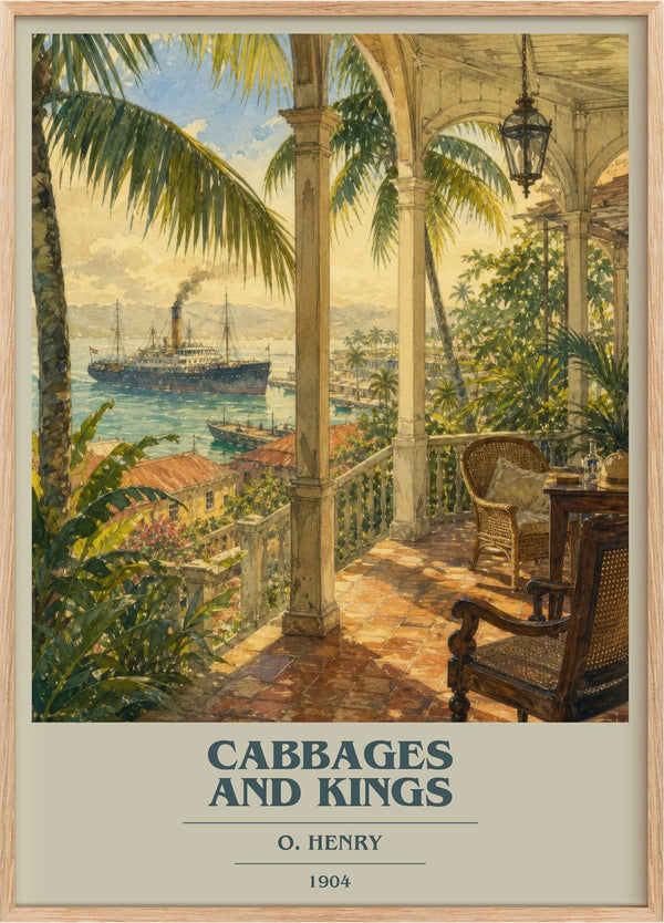 Cabbages And Kings Book Cover Poster by O. Henry