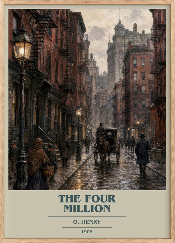 The Four Million Book Cover Poster by O. Henry