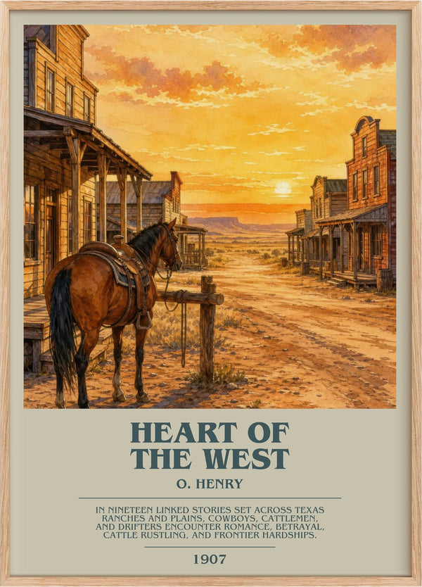 Heart Of The West Bookish Wall Art by O. Henry