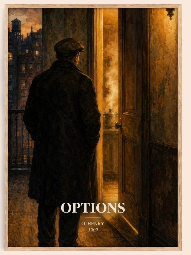 Options Book Watercolour Illustration by O. Henry