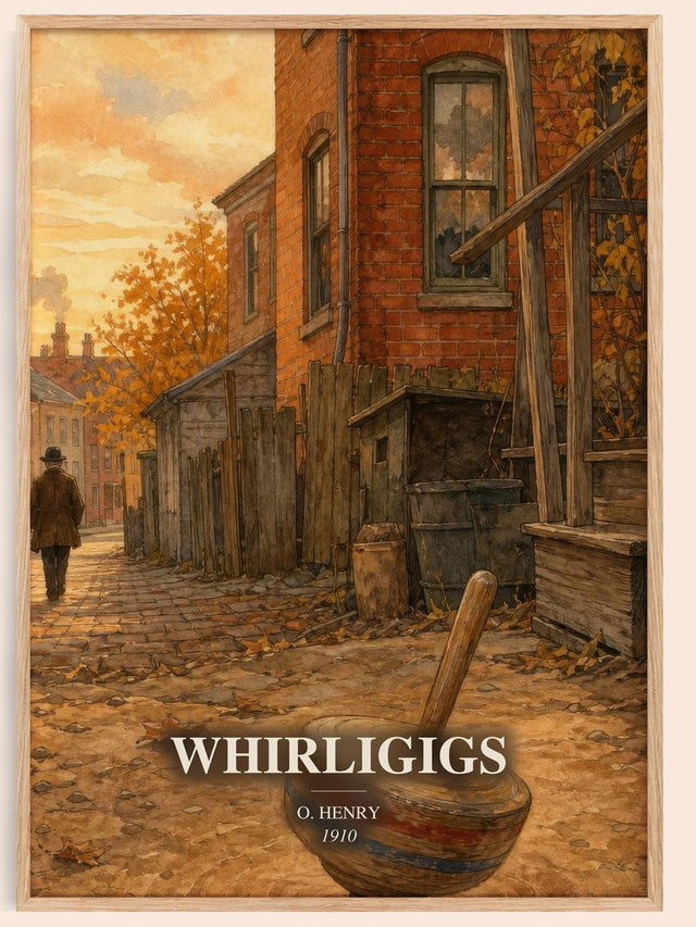 Whirligigs Book Watercolour Illustration by O. Henry
