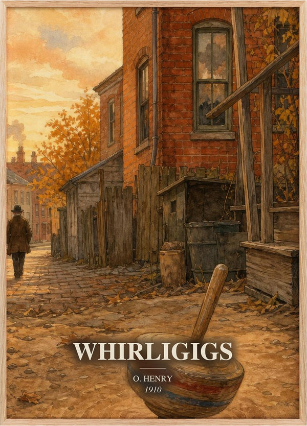 Whirligigs Book Watercolour Illustration by O. Henry
