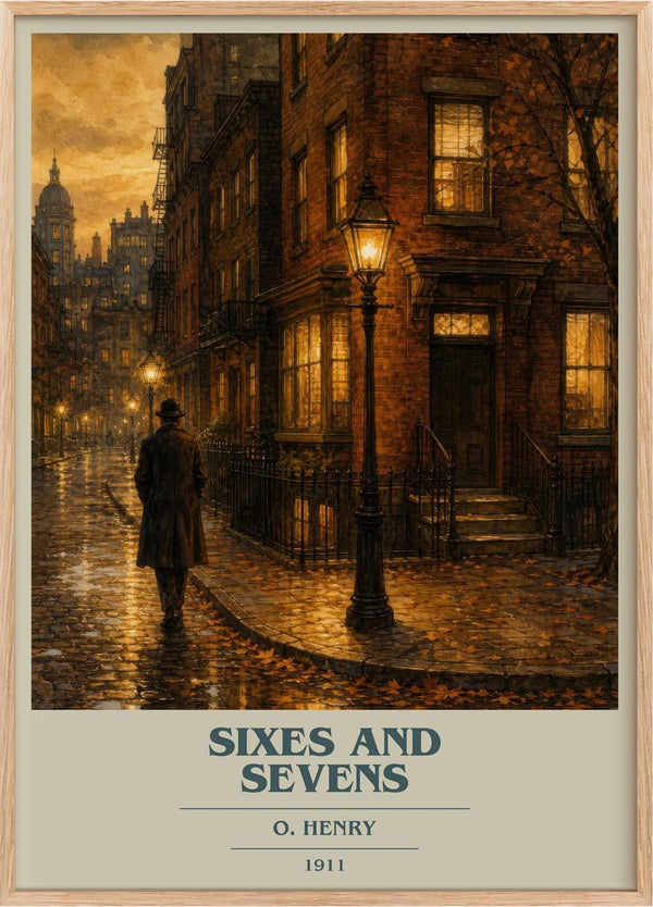 Sixes And Sevens Book Cover Poster by O. Henry