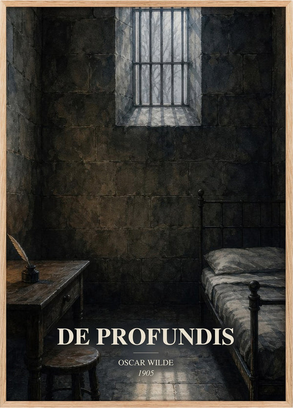 De Profundis Book Watercolour Illustration by Oscar Wilde