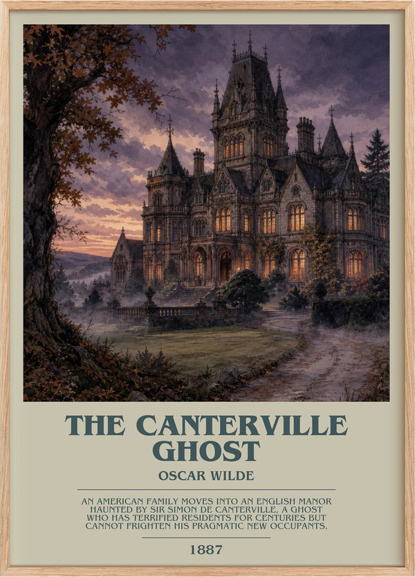 The Canterville Ghost Bookish Wall Art by Oscar Wilde