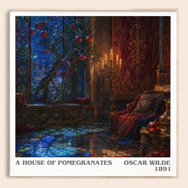 A House Of Pomegranates Literary Art Print by Oscar Wilde