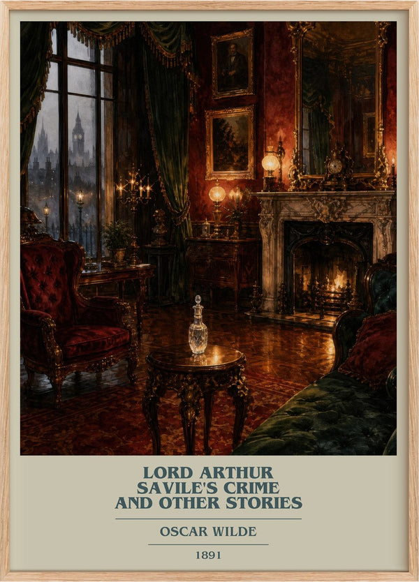 Lord Arthur Savile's Crime And Other Stories Book Cover Poster by Oscar Wilde