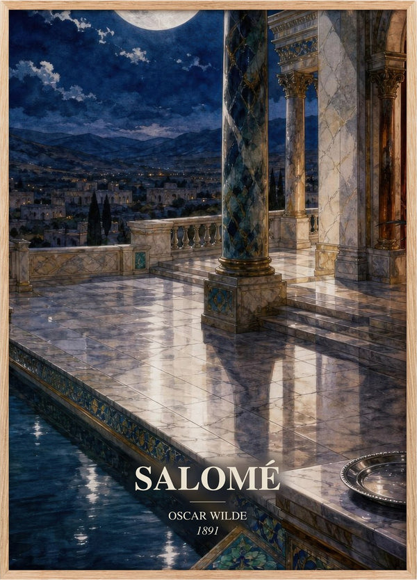 Salomé Book Watercolour Illustration by Oscar Wilde