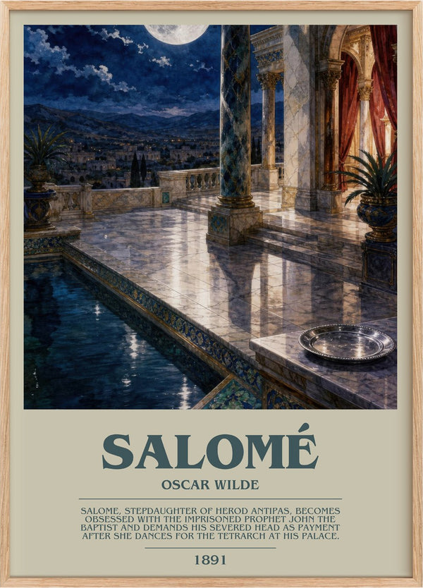 Salomé Bookish Wall Art by Oscar Wilde