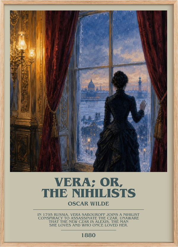 Vera; Or, The Nihilists Bookish Wall Art by Oscar Wilde