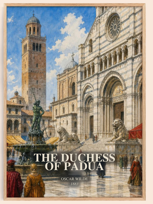 The Duchess Of Padua Book Watercolour Illustration by Oscar Wilde