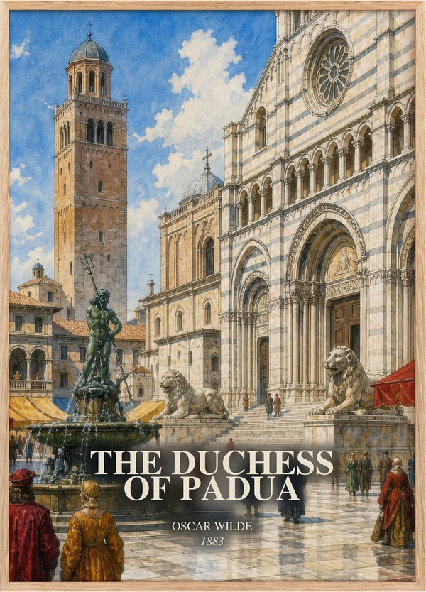 The Duchess Of Padua Book Watercolour Illustration by Oscar Wilde