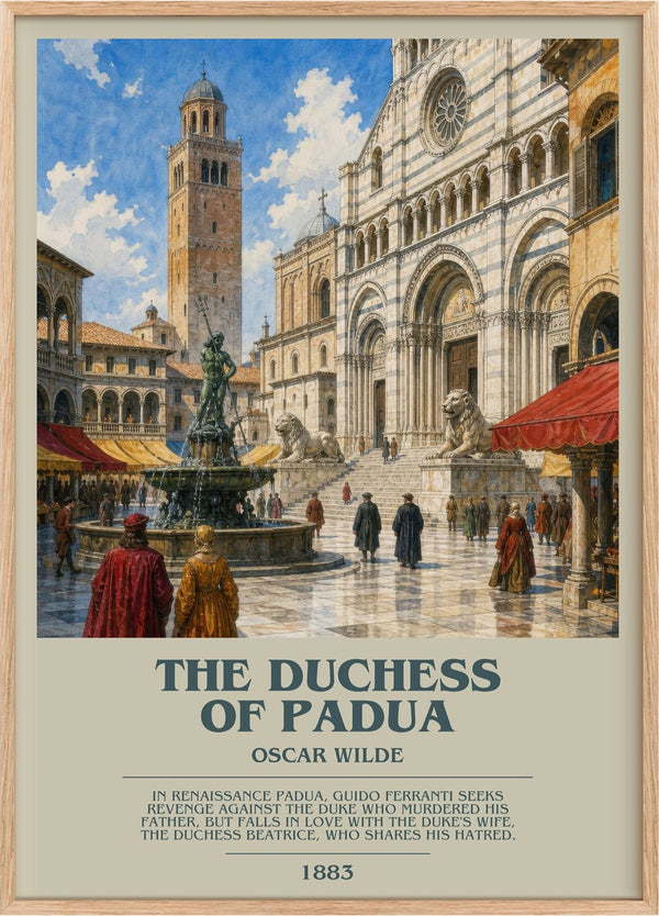 The Duchess Of Padua Bookish Wall Art by Oscar Wilde