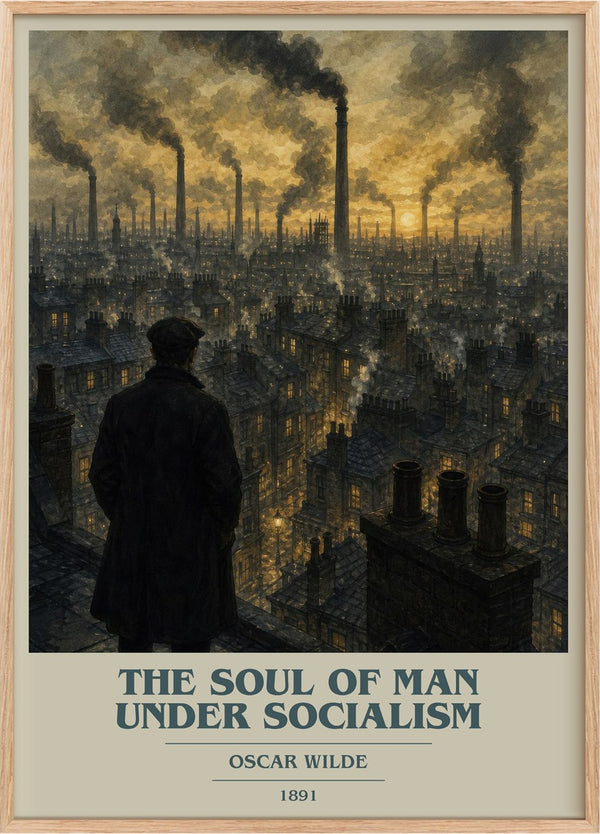 The Soul Of Man Under Socialism Book Cover Poster by Oscar Wilde