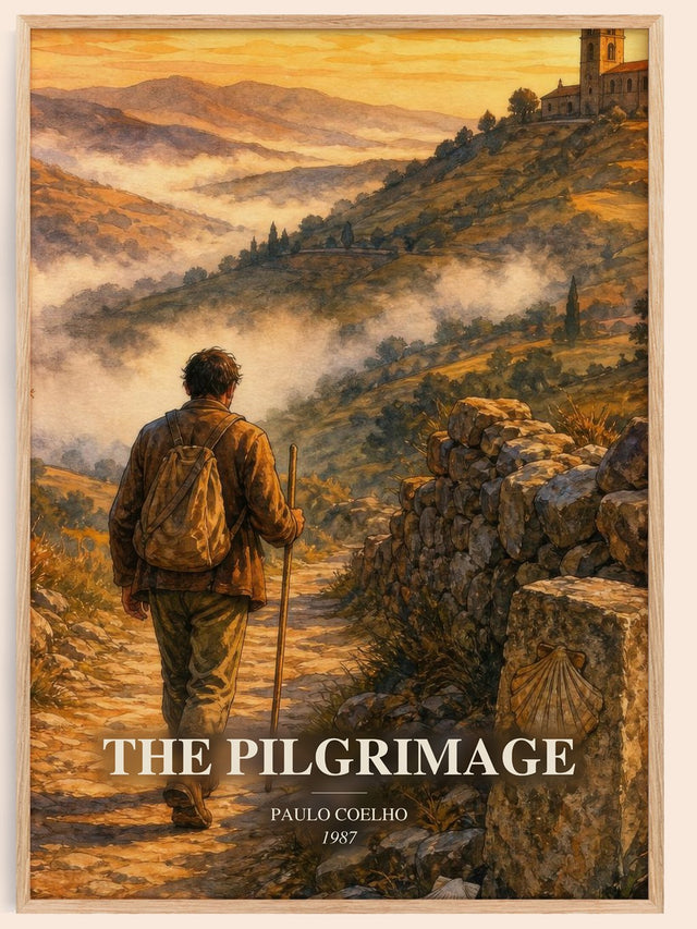 The Pilgrimage Book Watercolour Illustration by Paulo Coelho