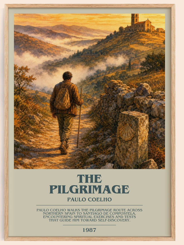 The Pilgrimage Bookish Wall Art by Paulo Coelho