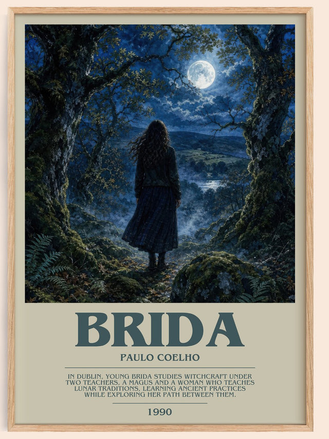 Brida Bookish Wall Art by Paulo Coelho