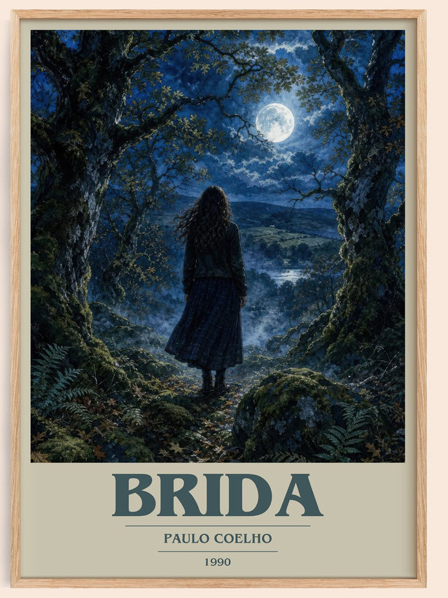 Brida Book Cover Poster by Paulo Coelho