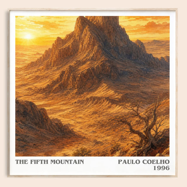 The Fifth Mountain Literary Art Print by Paulo Coelho