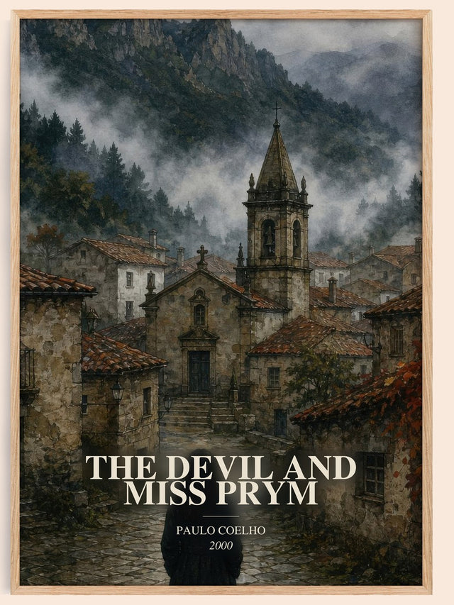 The Devil And Miss Prym Book Watercolour Illustration by Paulo Coelho
