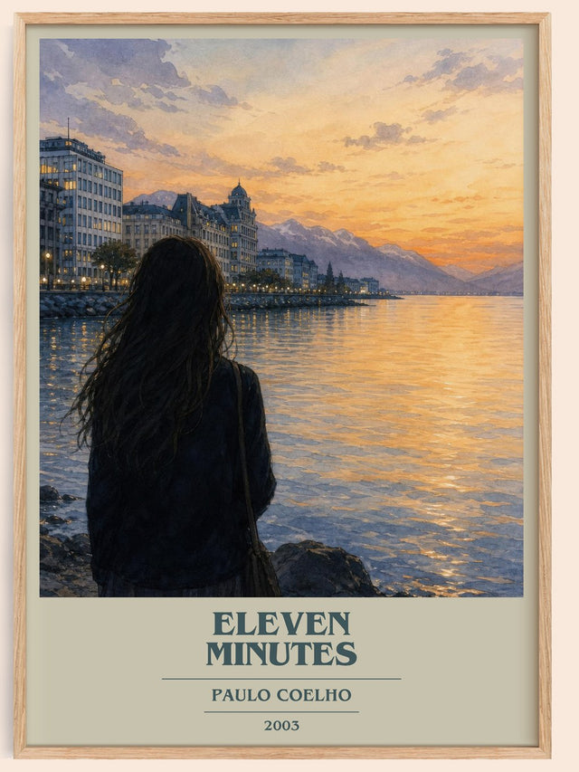 Eleven Minutes Book Cover Poster by Paulo Coelho