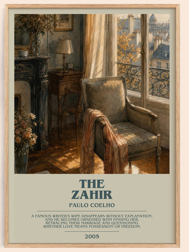The Zahir Bookish Wall Art by Paulo Coelho