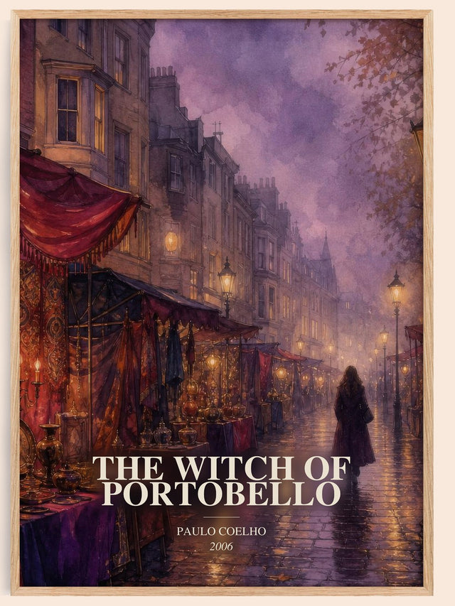 The Witch Of Portobello Book Watercolour Illustration by Paulo Coelho