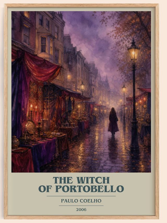 The Witch Of Portobello Book Cover Poster by Paulo Coelho