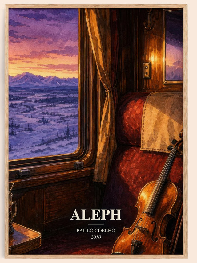 Aleph Book Watercolour Illustration by Paulo Coelho