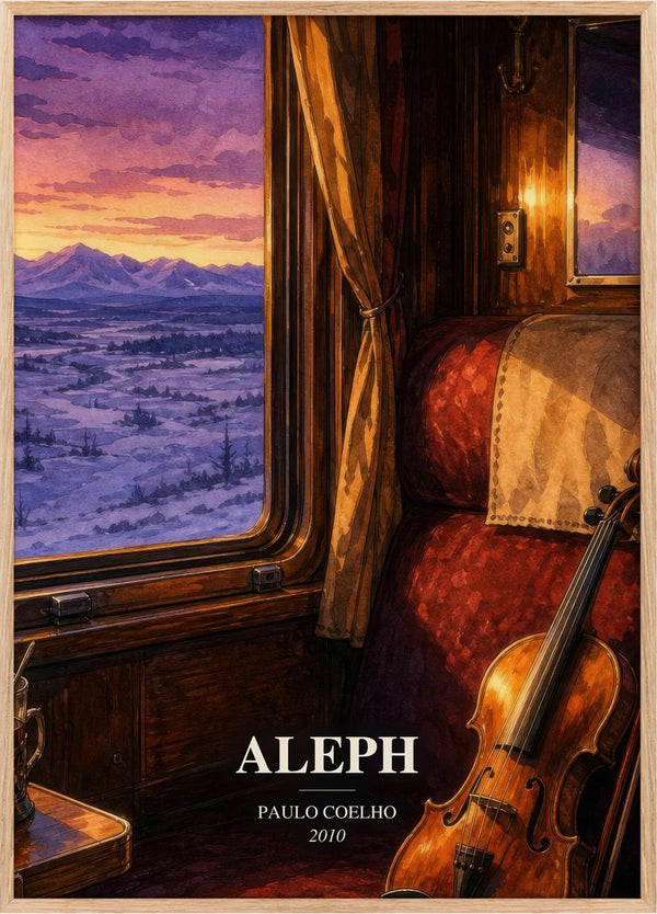 Aleph Book Watercolour Illustration by Paulo Coelho
