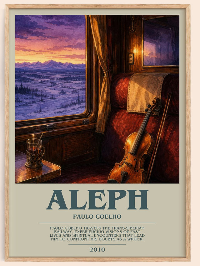 Aleph Bookish Wall Art by Paulo Coelho