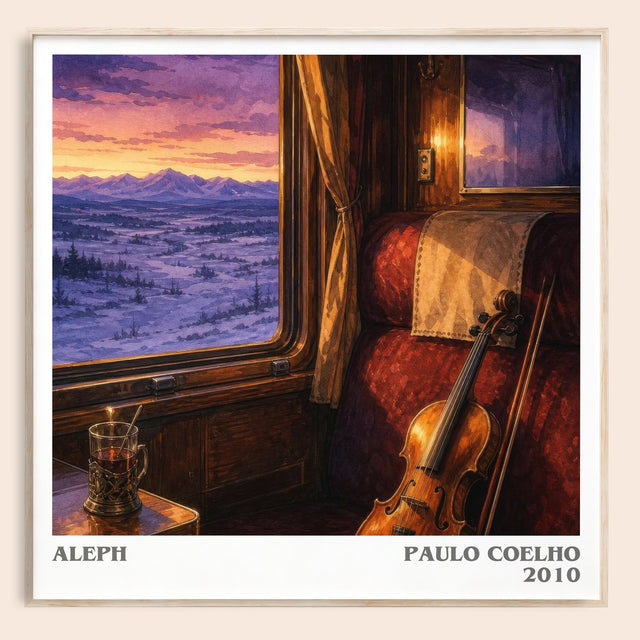Aleph Literary Art Print by Paulo Coelho