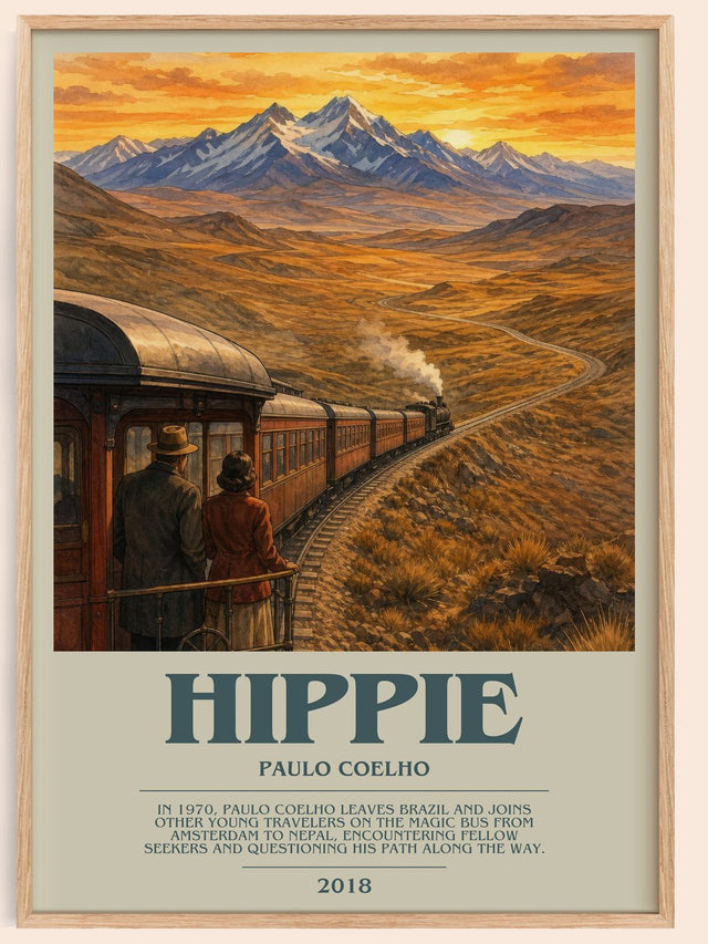 Hippie Bookish Wall Art by Paulo Coelho