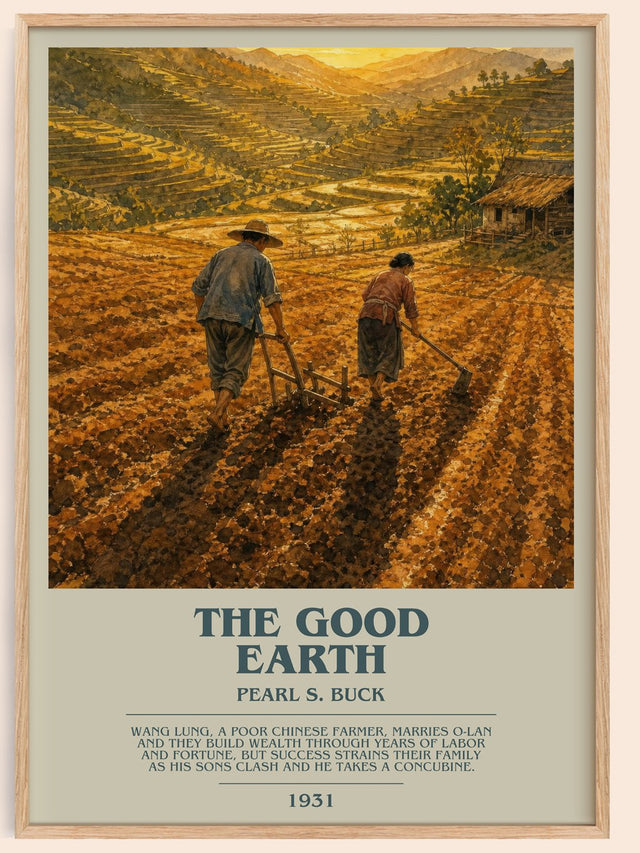 The Good Earth Bookish Wall Art by Pearl S. Buck