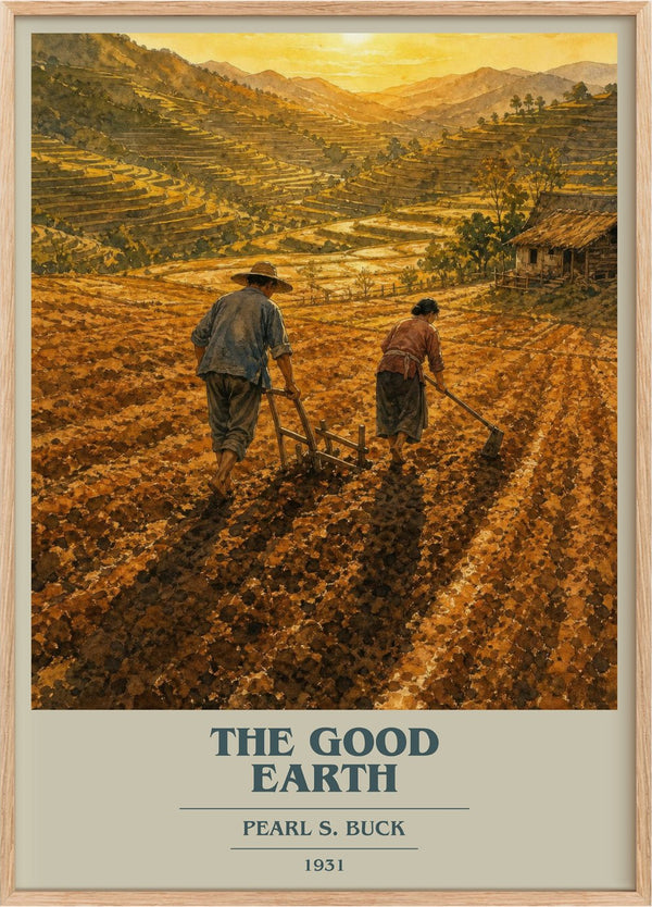 The Good Earth Book Cover Poster by Pearl S. Buck