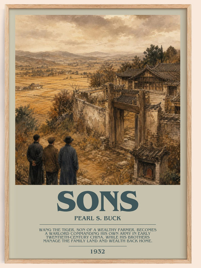 Sons Bookish Wall Art by Pearl S. Buck