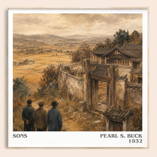 Sons Literary Art Print by Pearl S. Buck