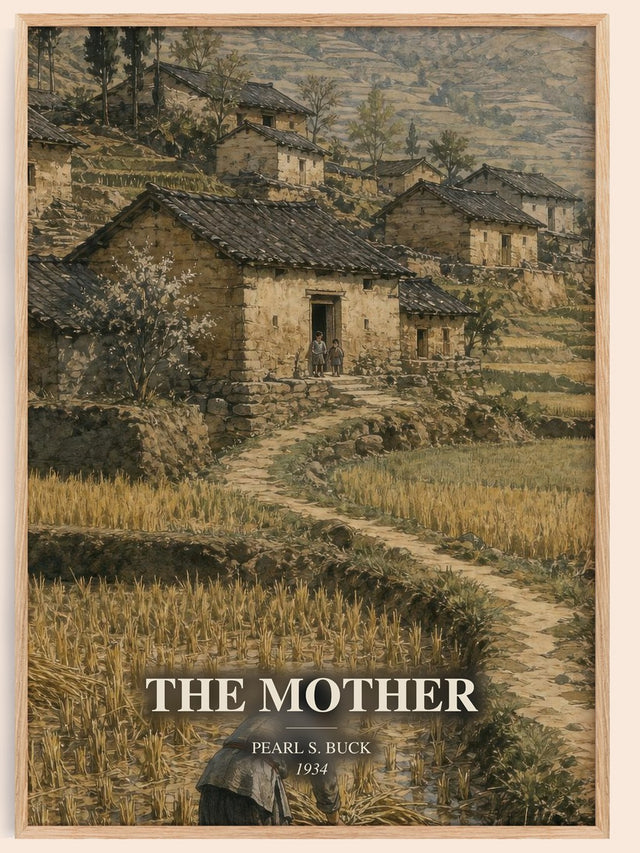 The Mother Book Watercolour Illustration by Pearl S. Buck