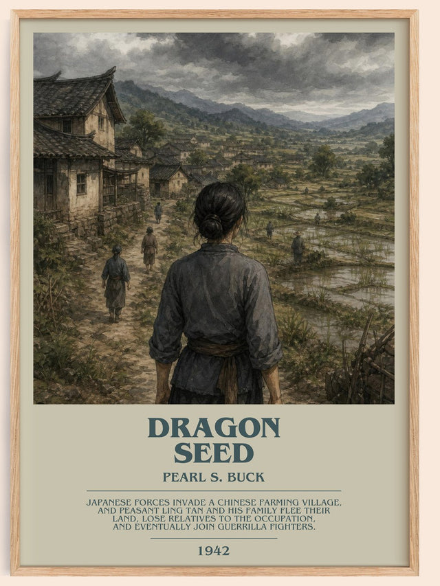 Dragon Seed Bookish Wall Art by Pearl S. Buck
