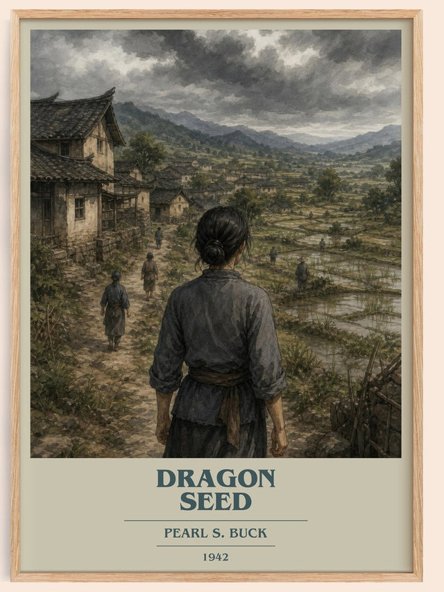 Dragon Seed Book Cover Poster by Pearl S. Buck