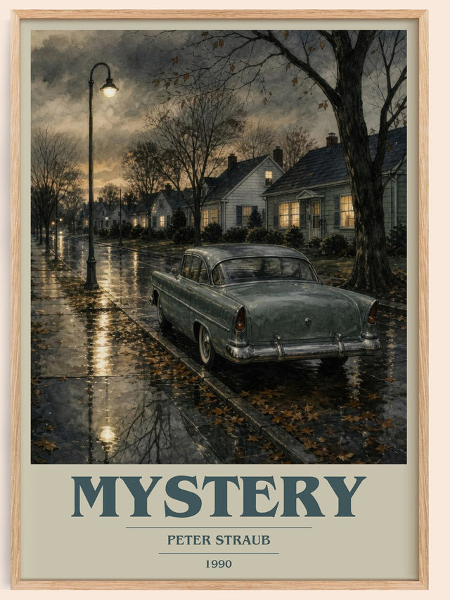 Mystery Book Cover Poster by Peter Straub