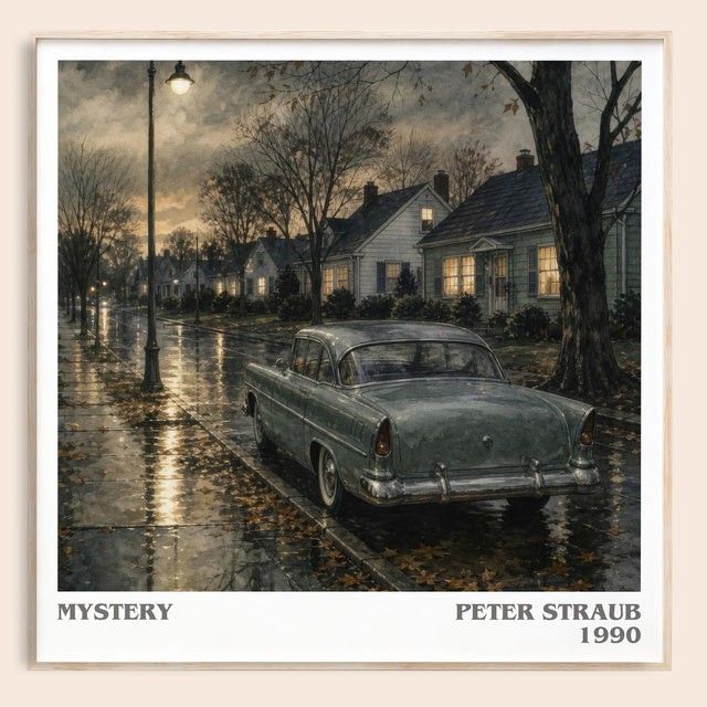 Mystery Literary Art Print by Peter Straub