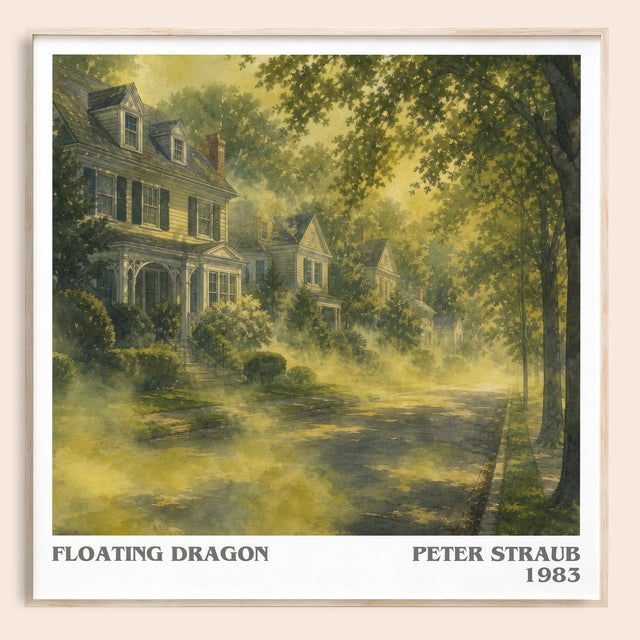 Floating Dragon Literary Art Print by Peter Straub